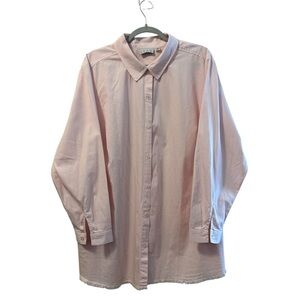 Joan Rivers Light Pink Casual Button-Down Shirt